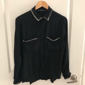 ZARA black shirt